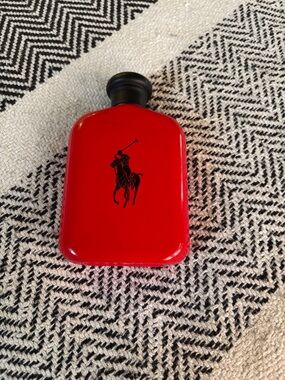 Polo by Ralph Lauren Red & Black Logo Flask Bottle